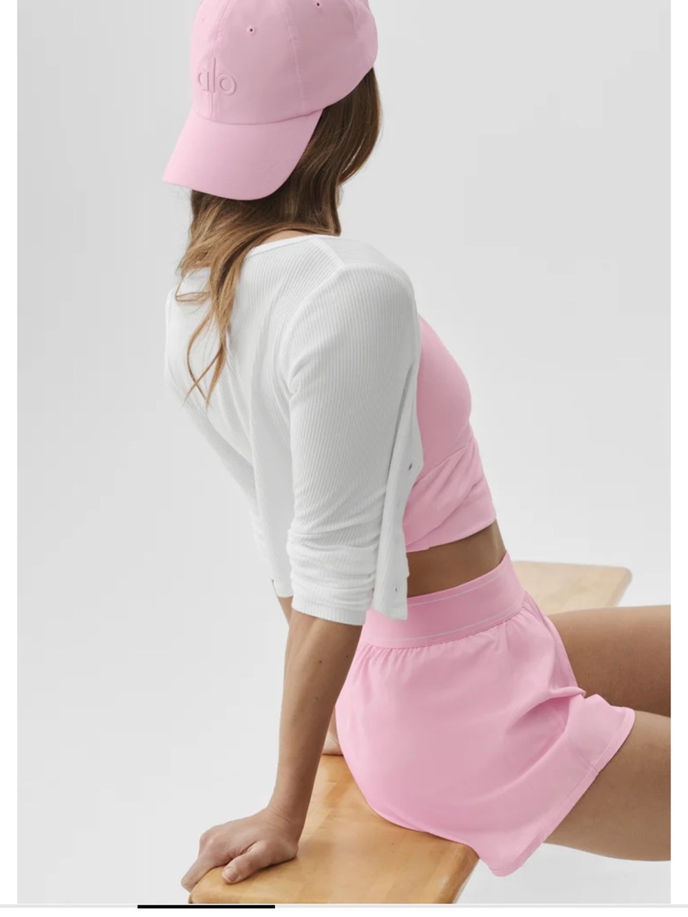 Alo performance off duty cap - pink marshmellow